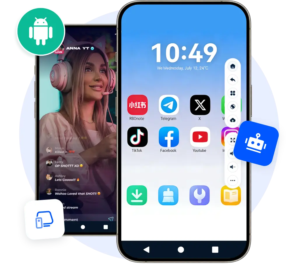 <span>Android VPS</span> – Full-Control Android Environment in the Cloud